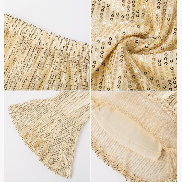 Grace Karin Girls Sequin Pants Sparkle pants - Picture 7 of 13